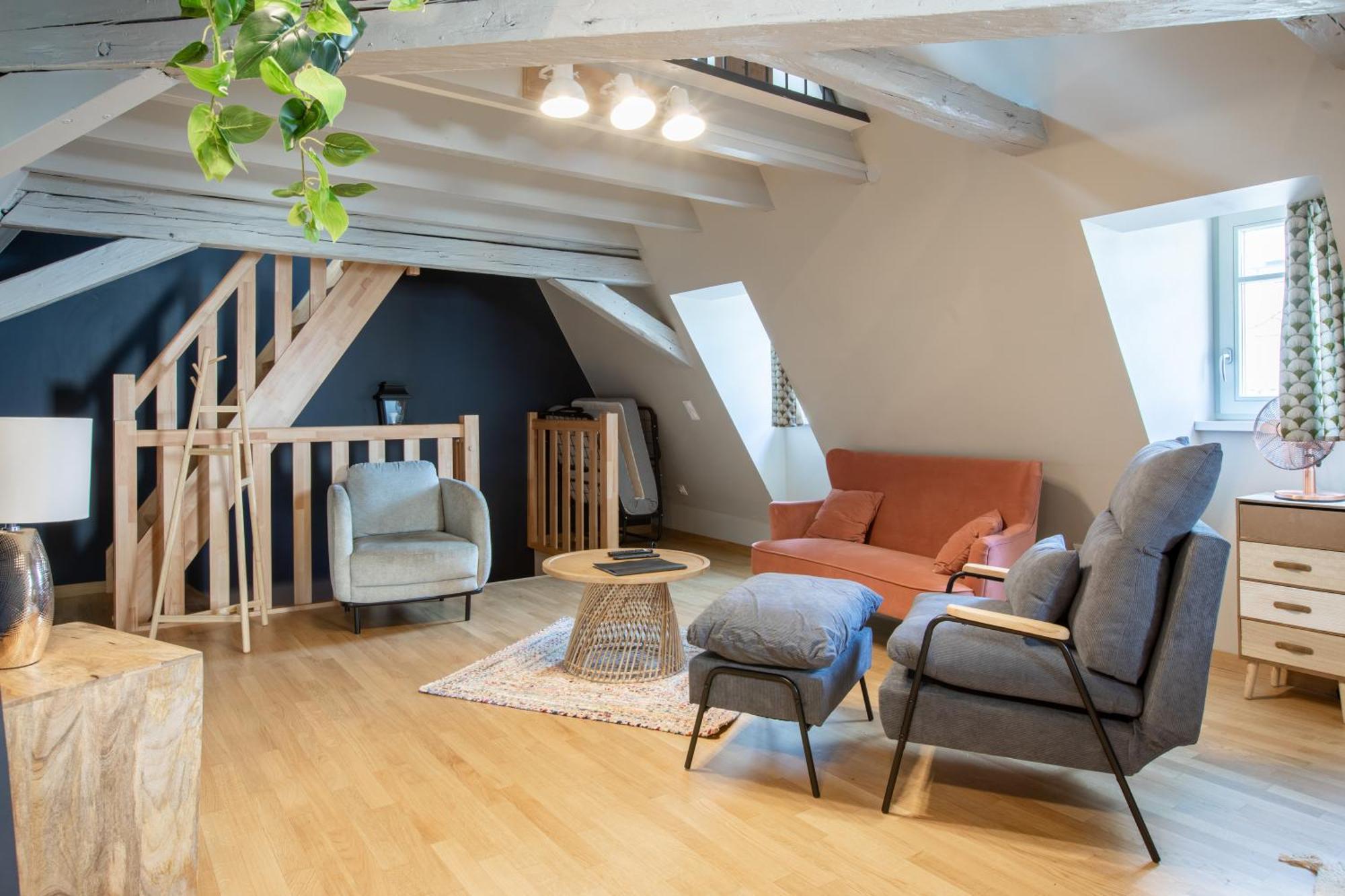 Duplex Atypique Au Coeur De Mulhouse Apartment Exterior foto